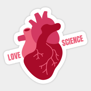 Love Science Sticker